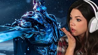 REACTING to World of Warcraft Wrath of the Lich King Cinematic [upl. by Atisusej932]