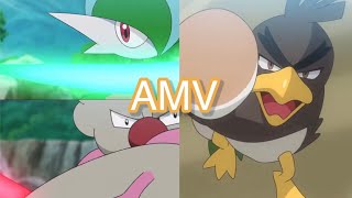 Farfetch’d vs Gallade and Gurdurr  Pokémon AMV [upl. by Metabel]