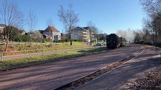 Bimmelbahn und Lichterglanz 2024  Einfahrt Bahnhof Malter [upl. by Nai]