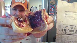 Potbelly Sandwich Shop A PeanutButter amp Grape Jelly Sandwich🍞🍇🥜 [upl. by Francene]