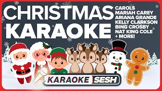 Christmas Songs Medley Karaoke Playlist with lyrics [upl. by Mohandas]