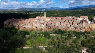 Toskana  Pitigliano  Italien  dji air 3  4K [upl. by Hogle]