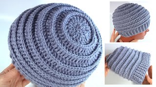 Cute Crochet Hat to Keep Your Warm This WinterFast and Easy [upl. by Chaddie]