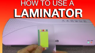 How to use a LAMINATOR [upl. by Enyaj98]