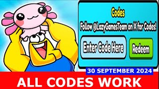 ALL CODES WORK Pet Lifting Simulator ROBLOX  SEPTEMBER 30 2024 [upl. by Frieda]