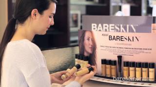 bareMinerals bareSkin Foundation Shade Matching [upl. by Aisayn]