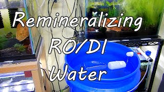 Remineralizing RO DI water [upl. by Micheal]