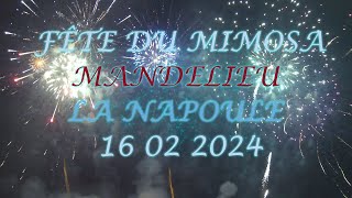 FÊTE DU MIMOSA MANDELIEU LA NAPOULE 2024 2 16 [upl. by Ahsinej]