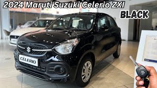 2024 Maruti Suzuki Celerio ZXI Black Colour Full Deta Review ❤️ Price amp Specifications😍Black King🔥 [upl. by Hairas888]