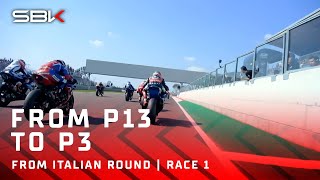 BAUTISTA’S EPIC COMEBACK Bautista goes from P13 to P3 🥉  2024 ItalianWorldSBK 🇮🇹 [upl. by Okia]