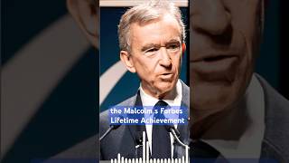 Bernard Arnault CEO of LVMH received the Malcolm S Forbes Lifetime Achievement Award [upl. by Ardni916]