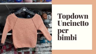 Maglia Topdown alluncinetto per bambini [upl. by Worrad]