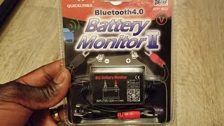 QUICKLYNKS BATTERY MONITOR BM2​​  Bluetooth40 Voltmeter pt1 [upl. by Letnahc]