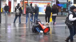 Funny amp Sadquot CONEMAN quot Busker  Beggar  seen in Covent Garden amp Leicester Square [upl. by Isewk]