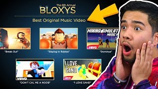 BEST ROBLOX MUSIC VIDEO OF THE YEAR 6th Annual Bloxy Awards [upl. by Oettam]