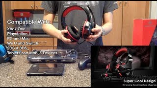 Unboxing amp Review  Micolindun HunterSpider V3 Gaming Headset Review [upl. by Aizahs624]