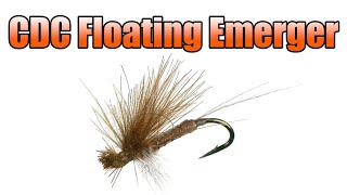 Stalcups CDC Floating Emerger Fly Tying Video Instructions [upl. by Kerrie]