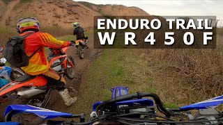 Enduro Trail Day on WR450F [upl. by Suolhcin]