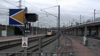 Trains at Ebbsfleet International [upl. by Aneri706]