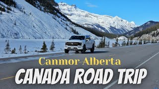 CANMORE Alberta Travel  Canada Road Trip  Part 7 [upl. by Ennaear393]