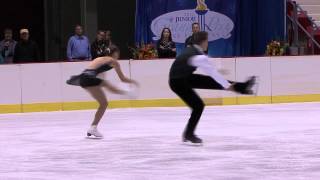 11 M PURDY  M MARINARO CAN  ISU JGP Lake Placid Junior Pairs Free Skating [upl. by Aneekan]