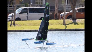 Mini40  new foils new rudder smaller jib [upl. by Redna]