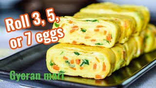 Korean Egg Roll  Gyeran Mari 계란말이 [upl. by Jenni]