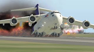 FedEx C17 Globemaster Crashes One Minute After Takeoff [upl. by Fleisig]