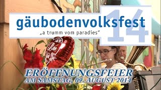 Straubinger Gäubodenvolksfest Eröffnung 2014 [upl. by Eillat]