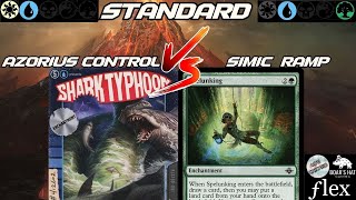 Azorius Control VS Simic Ramp MTG Standard [upl. by Nuhsyar990]