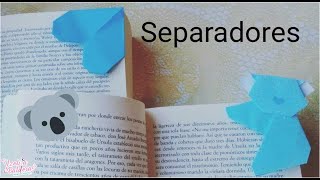 Como hacer separadores de libros koala y Corazon Origami [upl. by Jaimie]