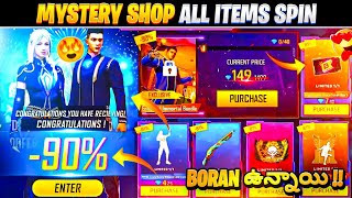 Mystery Shop Event All Items Spin  Free Fire New Mystery Shop Event Telugu [upl. by Ainslee452]