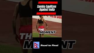 Sambas equalizer against India  SAFF Womens Championship 2024 [upl. by Wertz217]