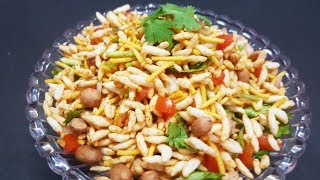 பேல் பூரி  bhel puri in tamil  bhel puri chaat recipe  pinksquare tamil [upl. by Neroled]