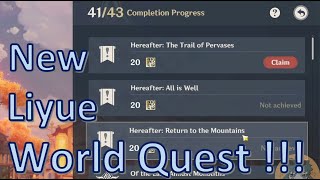 New Liyue World Quest in V24 [upl. by Namwob]