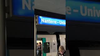 Un homme poussé sur les rails par un agent RATP à la gare de Nanterre Université 14 Novembre 2024 [upl. by Abih]