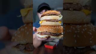 BIG MAC vs WHOPPER bigmac whopper mcds burgerking mcdonalds fastfood letstry tastetest [upl. by Nalyd903]