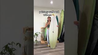 paint my new surfboard results shocking [upl. by Ecad]