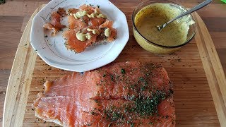 Lachs o Forelle beizen ganz einfach und super lecker  Frank grillt [upl. by Euqina]