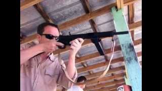 Shooting the STEN Mk II submachine gun [upl. by Crelin66]