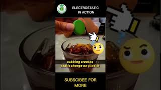 Electrostatic rule work experiment physics cbse short experiment [upl. by Gahan]