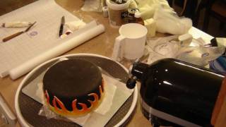 Harley Motorcycle Cake [upl. by Leidba]