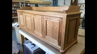 Making a Scottish Oak Settle with drawers [upl. by Alhahs]