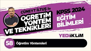 58  Öğretim Yöntemleri  Cüneyt İLTUŞ [upl. by Slifka]