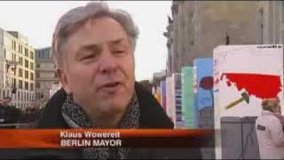 Berlin commemorates the fall of the wall [upl. by Lalat]