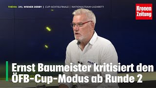 Baumeister empört „Was heuer passiert ist ist für mich eine Farce“  kronetv SPORT [upl. by Dessma]