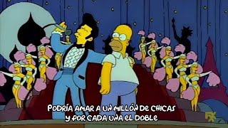 Los Simpson  Canción quotI Could Love A Million Girlsquot Subtitulada [upl. by Ellebanna330]