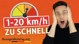 🏎️ 1  20 kmh zu schnell 💰Diese Bußgelder kommen auf euch zu [upl. by Suoilenroc]