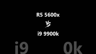 Ryzen 5 5600x vs i9 9900k OC [upl. by Eitsyrk]