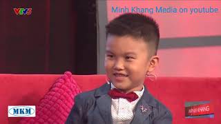 Little Big Shots Vietnam  Nhà báo LVS “tâm phục khẩu phụcquot Minh Khang Biết tuốt 5 tuổi [upl. by Antipas]